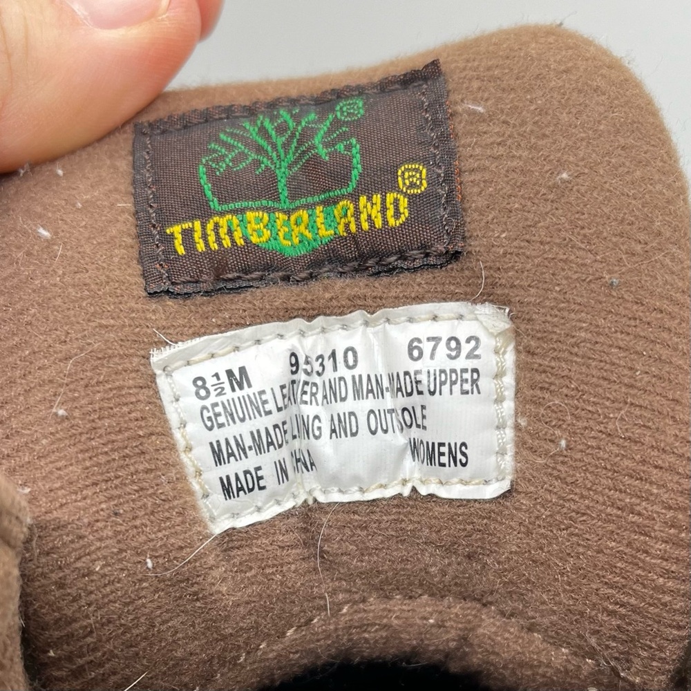 Timberland Hiking Boots Classic Leather Euro Hiker Ankle 95310 Women's Boots 8.5 - Picture 6 of 9